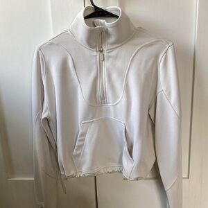 lululemon athletica White Half-Zip Top